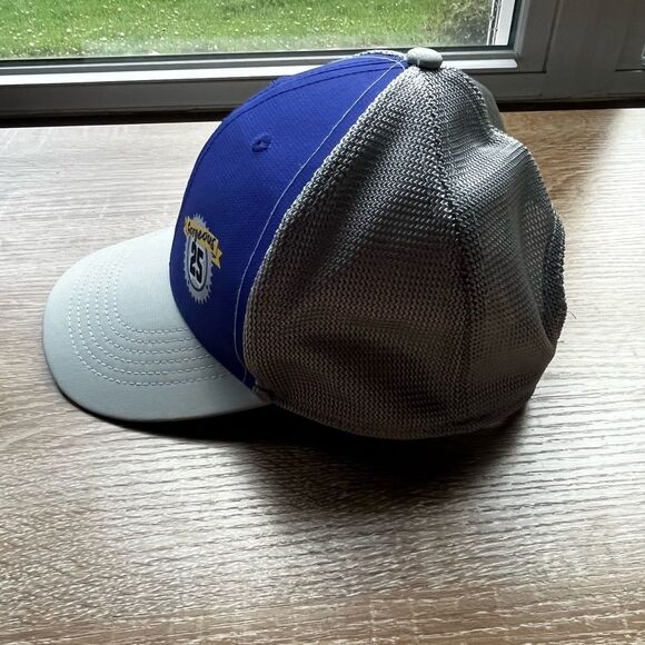 Royal 50 Mountain Bike Race Hat "Royal 50"  "Gorgeous 25" Blue and Gray - Picture 9 of 13